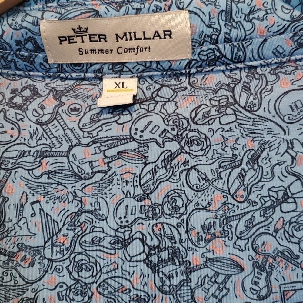Peter Millar Mens Heritage Summer Comfort Top Sz XL - Picture 2 of 6